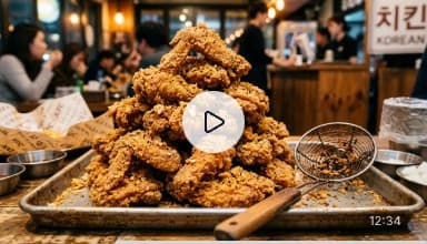 역대급! 치킨 10마리 도전 먹방